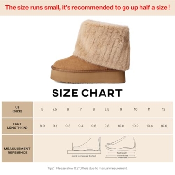 Stylish Pasuot Platform Fur Boots for Women - Cozy & Fashionable