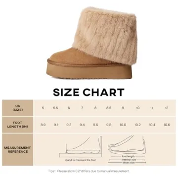 Stylish Pasuot Platform Fur Boots for Women - Cozy & Fashionable