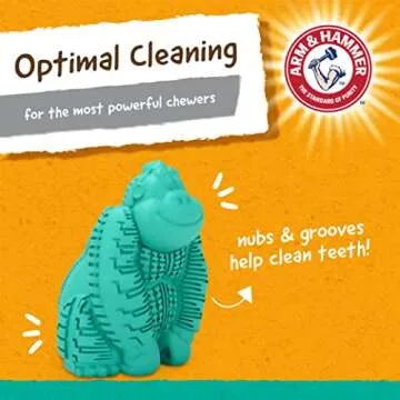 Durable Arm & Hammer Gorilla Dental Chew Toy for Dogs