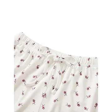 SweatyRocks Women's Cute Cami Top and Shorts Pajama Set