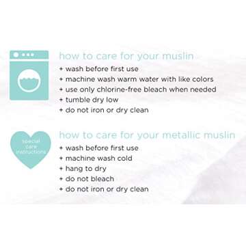 aden + anais Silky Soft Metallic Swaddle Blanket | 100% Viscose derived from Bamboo Blankets for Girls & Boys | Baby Receiving Swaddles | Ideal Newborn & Infant Swaddling Set | 3 Pack, Primrose Birch