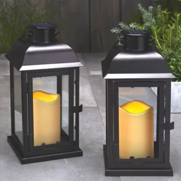 Elegant Solar Lanterns for Outdoor Ambiance - LampLust