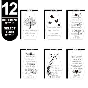 Memorial Dad Wind Chimes, Memorial Mom Wind Chimes, Memorial Gift for Loss of Mom Dad, Sympathy Gift...