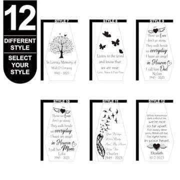 Memorial Dad Wind Chimes, Memorial Mom Wind Chimes, Memorial Gift for Loss of Mom Dad, Sympathy Gift...