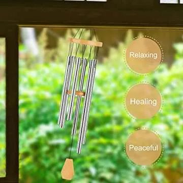 Memorial Dad Wind Chimes, Memorial Mom Wind Chimes, Memorial Gift for Loss of Mom Dad, Sympathy Gift for Loss of Mom Dad, Loss of Mom, Loss of Dad, Loss of Loved One, Bereavement Gift for Loss of