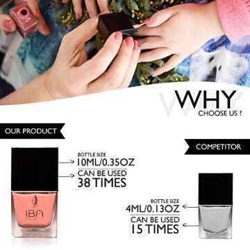 Non-Toxic Vegan Nail Polish - Premium Quality and Long Lasting with Cuticle Oil. Safe for Pregnancy, Toddler and Pets - Bonus Nail File (3 x 10ml Varnish 1 x 10ml Cuticle Oil) Gift Set