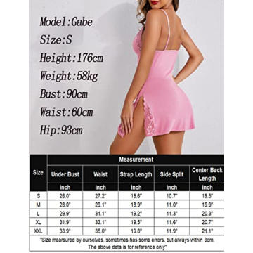 Avidlove Women's Sexy Lace Nightgown - Perfect Sleepwear for Women