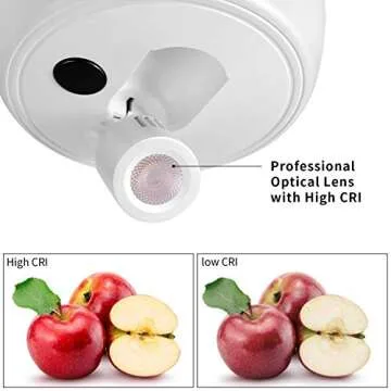 BLS Wireless LED Spot Lights with Remote, Battery Powered Indoor Artwork Lighting, Puck Lights for Closet and Paintings