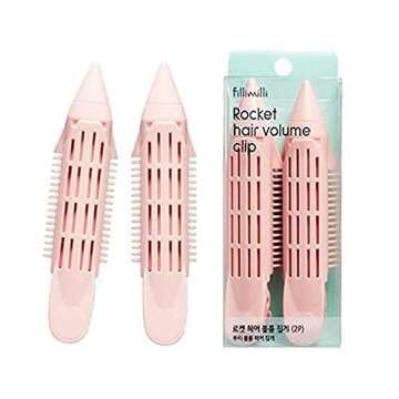 FILLIMILLI Self-Grip Comb-shaped Clip for Quick Hairstyling, Curling and Volume, 2 Count