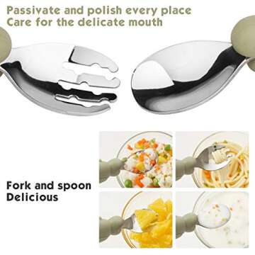Silicone Suction Plate for Toddlers with Utensils