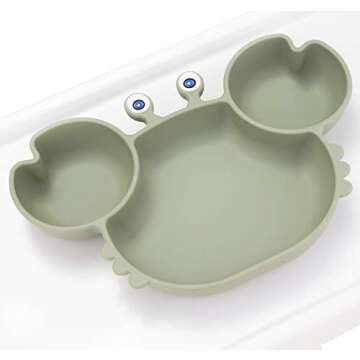 Silicone Suction Plate for Toddlers with Utensils