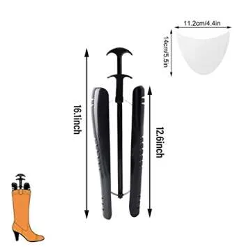 Satisfounder Boot Tree Shaft Boots Shapers Knee High Tall Boots Great Support Form Shaping Inserts f...