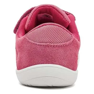 HOBIBEAR Kids Wide Barefoot Shoes Boys Girls Minimalist Zero Drop Sneakers Fushia, 13 Wide Little Kid