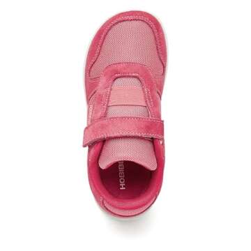 HOBIBEAR Kids Wide Barefoot Shoes Boys Girls Minimalist Zero Drop Sneakers Fushia, 13 Wide Little Kid