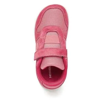 HOBIBEAR Kids Wide Barefoot Shoes Boys Girls Minimalist Zero Drop Sneakers Fushia, 13 Wide Little Kid