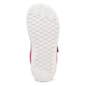 HOBIBEAR Kids Wide Barefoot Shoes Boys Girls Minimalist Zero Drop Sneakers Fushia, 13 Wide Little Kid