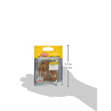 Berkley PowerBait Power Floating Trout Worm Fishing Bait, Pumpkinseed, 3in | 8cm, Irresistible Scent & Flavor, Realistic Worm Profile, Ideal for Trout and More