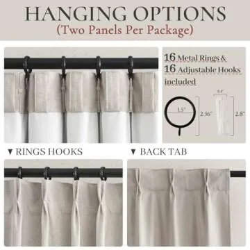 Natural Linen Blackout Curtains for Stylish Comfort