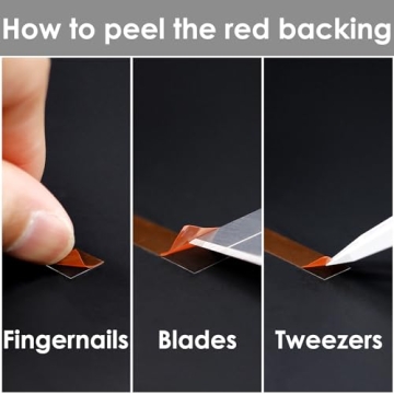 GENNEL 3mm x 25M Clear Double-Sided Strong Adhesive Tape