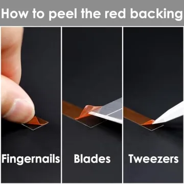 GENNEL 3mm x 25M Clear Double-Sided Strong Adhesive Tape