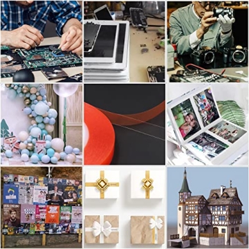 GENNEL 3mm x 25M Clear Double-Sided Strong Adhesive Tape