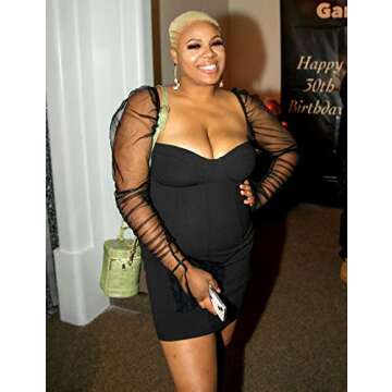 L'VOW Sexy See-Through Dress for Parties and Events