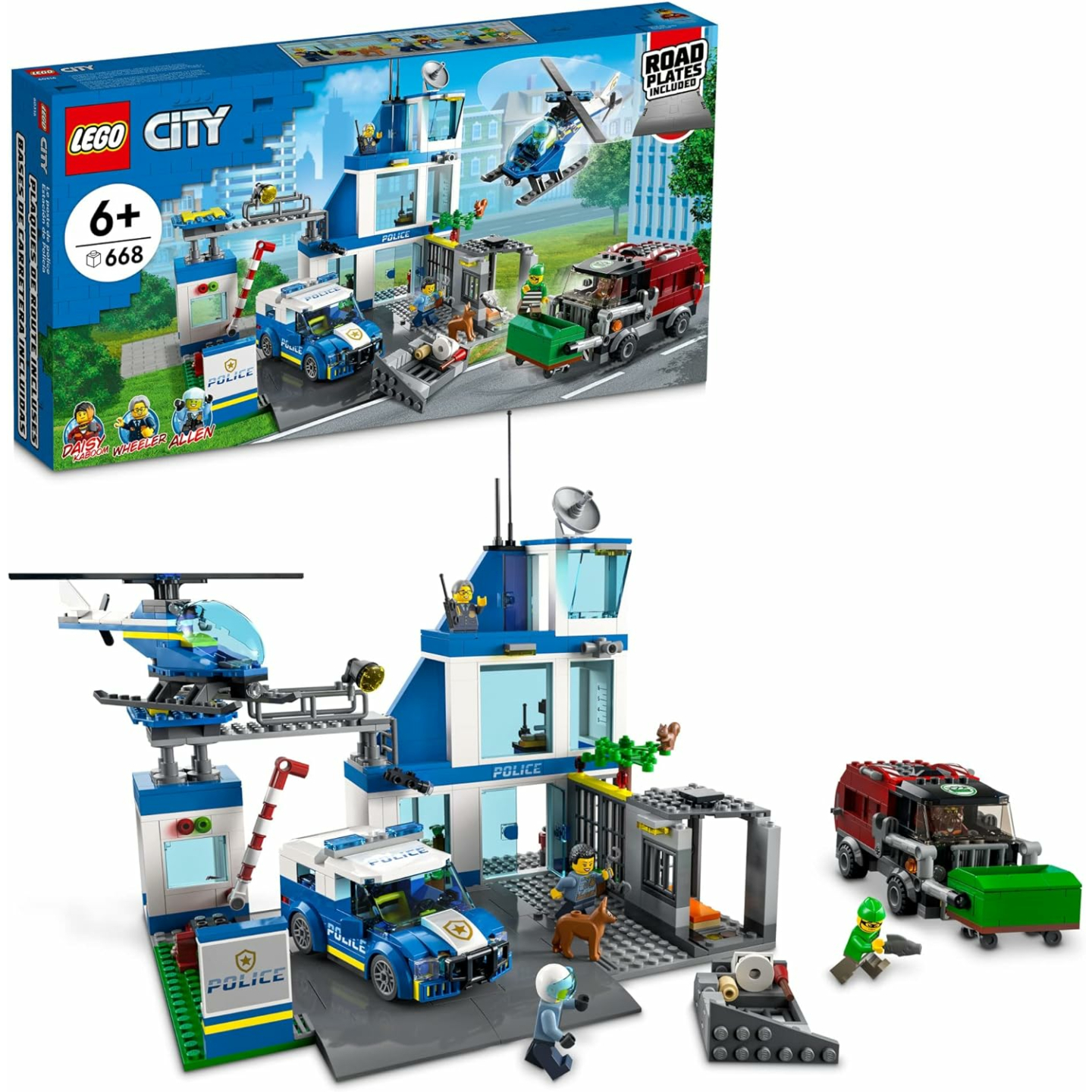 LEGO City Police Station Set 60316 - Fun for 6+