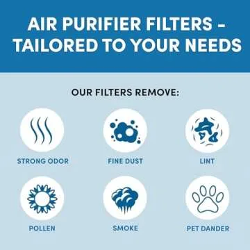 VEVA HEPA Filter Replacement 2 Pack for Dyson Air Purifier