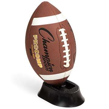 Champion Sports Adjustable Football Kicking Tee Set - Perfect for Practice