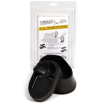 Champion Sports Adjustable Football Kicking Tee Set - Perfect for Practice