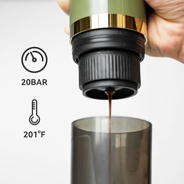 CERA+ Portable Espresso Maker for Travel and Home