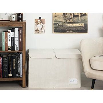 Stylish Toy Storage Organizer with Removable Lids