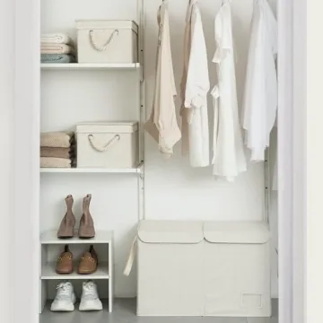 Stylish Toy Storage Organizer with Removable Lids