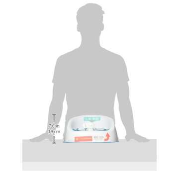 Prince Lionheart Squish Booster Seat, Berry Blue, 3-Point Harness and Dual-Strap System, Easy to Wipe Clean, and Lightweight