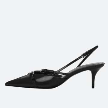 Stylish Yishaweiqi Slingback Kitten Heels for Women