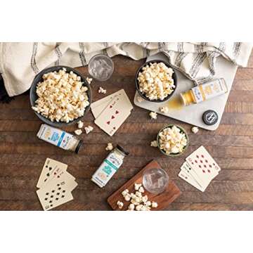 Watkins Popcorn Seasoning Multi-Flavor Variety Pack, 3-Pack (1 White Cheddar 3.3 oz., 1 Butter/Salt ...