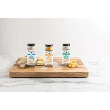 Watkins Popcorn Seasoning Multi-Flavor Variety Pack, 3-Pack (1 White Cheddar 3.3 oz., 1 Butter/Salt 5.3 oz., 1 Ranch 3.6 oz.)