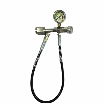 Kathring Paintball Fill Station Kit, PCP SCBA Fill Station Refill with 60cm Microbore Hose 0-4500PSI...