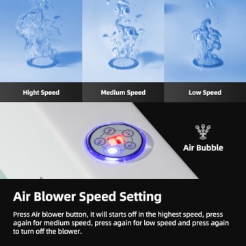 Luxurious WOODBRIDGE 72" Freestanding Bathtub with Jets