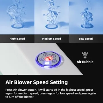 Luxurious WOODBRIDGE 72" Freestanding Bathtub with Jets