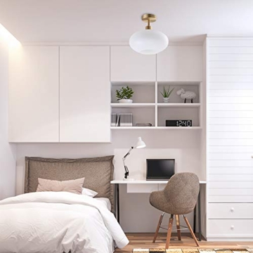 Modern NW Archiology Semi Flush Mount Ceiling Light