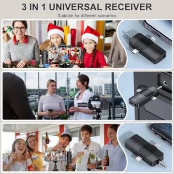 Wireless Microphone for iPhone, Camera & YouTube