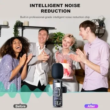 Wireless Microphone for iPhone, Camera & YouTube