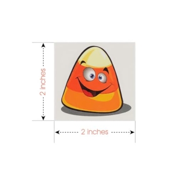 Fun Halloween Temporary Tattoos for Kids - 144 Pack