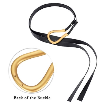 Stylish Mile High Life Women's Fashion Belt with Large Buckle