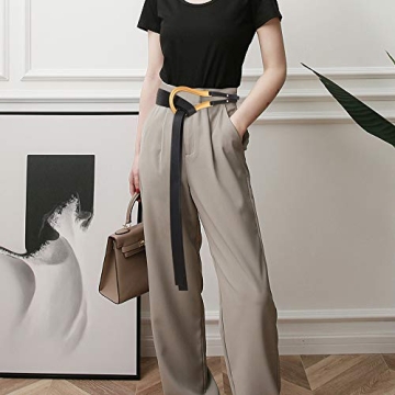 Stylish Mile High Life Women's Fashion Belt with Large Buckle