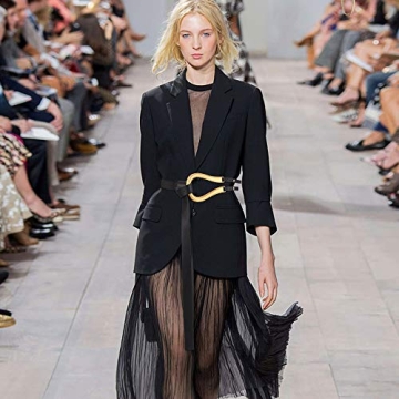 Stylish Mile High Life Women's Fashion Belt with Large Buckle