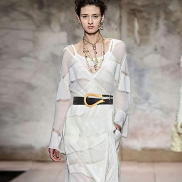 Stylish Mile High Life Women's Fashion Belt with Large Buckle