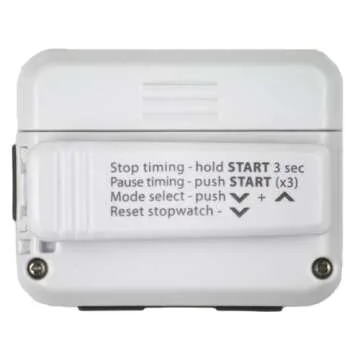 Gymboss Interval Timer and Stopwatch - White/Gray Gloss