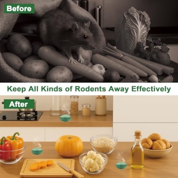 Natural 28-Pack Mouse Rodent Repellent for Home